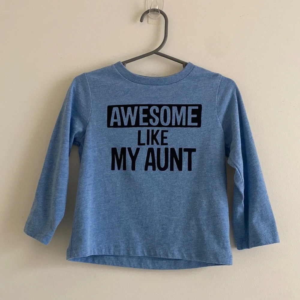 *NWOT* The Children’s Place Long Sleeve Auntie Tee